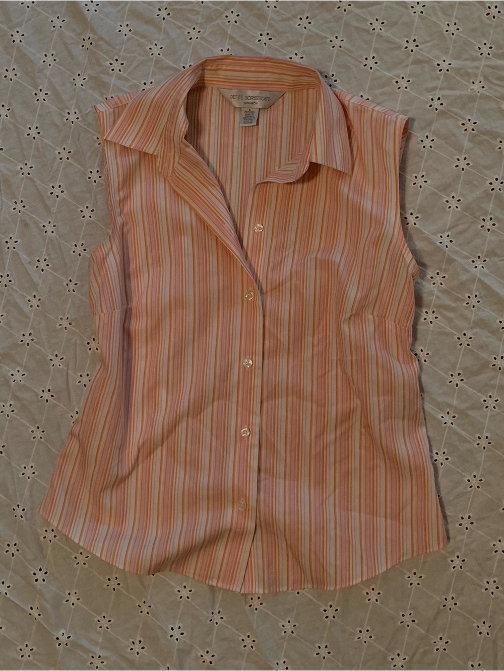 petite sophisticate - vintage Y2K cotton blouse